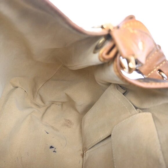 LOUIS VUITTON Galliera PM Shoulder Bag Monogram Leather Brown GD - Picture 10 of 16